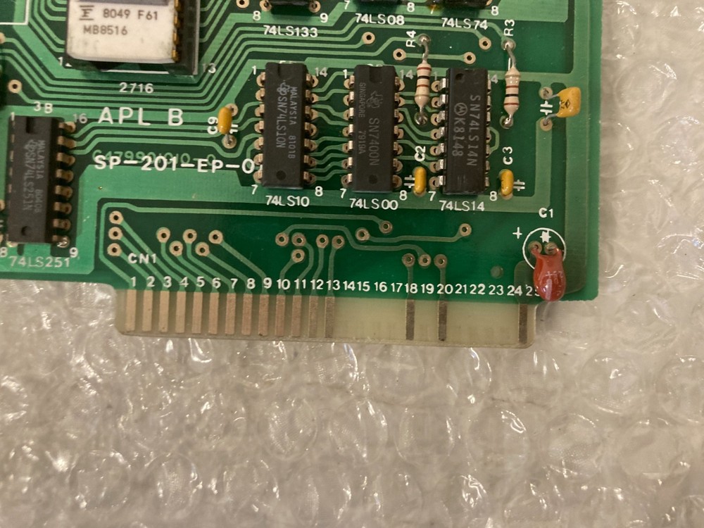 Microsoft E-003 Ram Card & Apple II, II Plus (+), APL B Printer interface card
