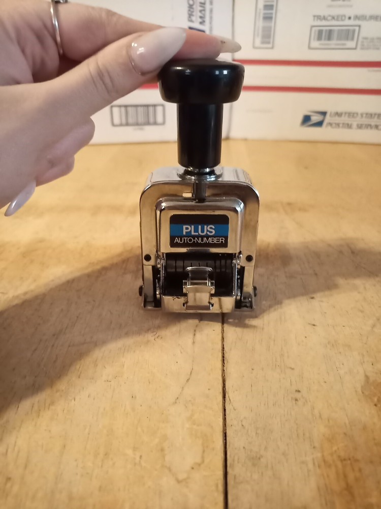 Plus Model A 6-wheel 8 Action Automatic Numbering Machine
