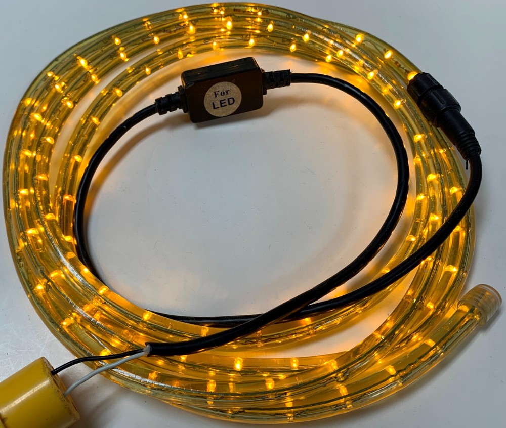 o'o'o . LED ROPE LIGHT . Warm White . Clear . 10 FT