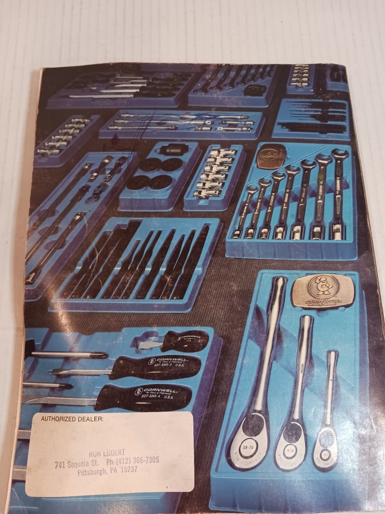 1963 Cornwell Tool Catalog. A84.