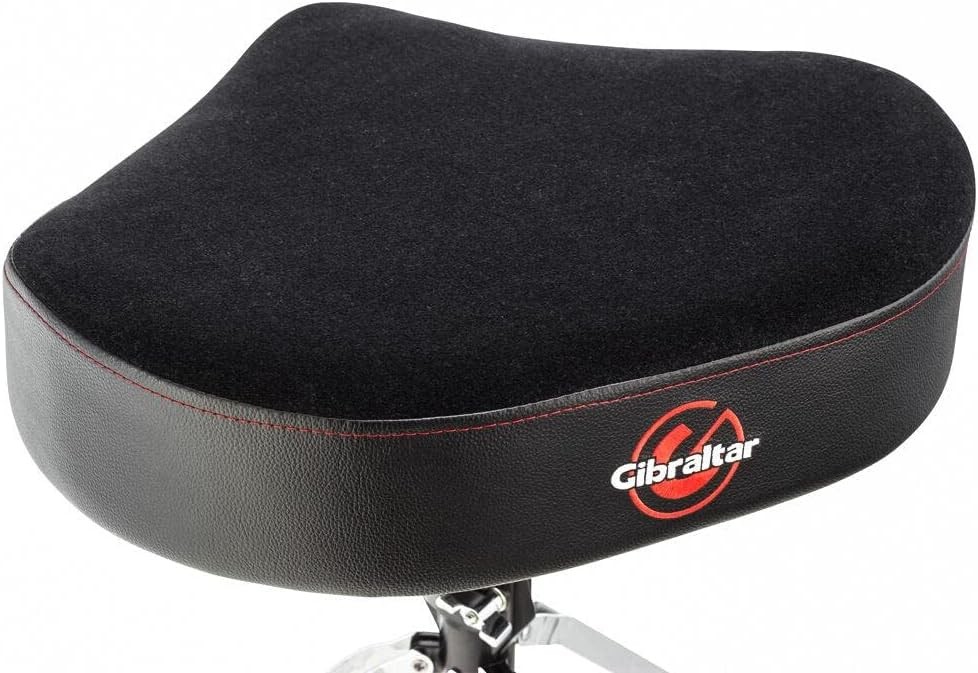 Gibraltar Pro Throne Drum Set Seat Oversized Saddle Padded