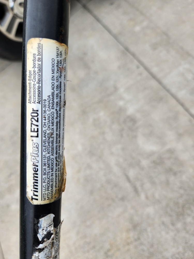 EDGER Attachment System For Most Rouded Fitting, Used, Trimmer Plus