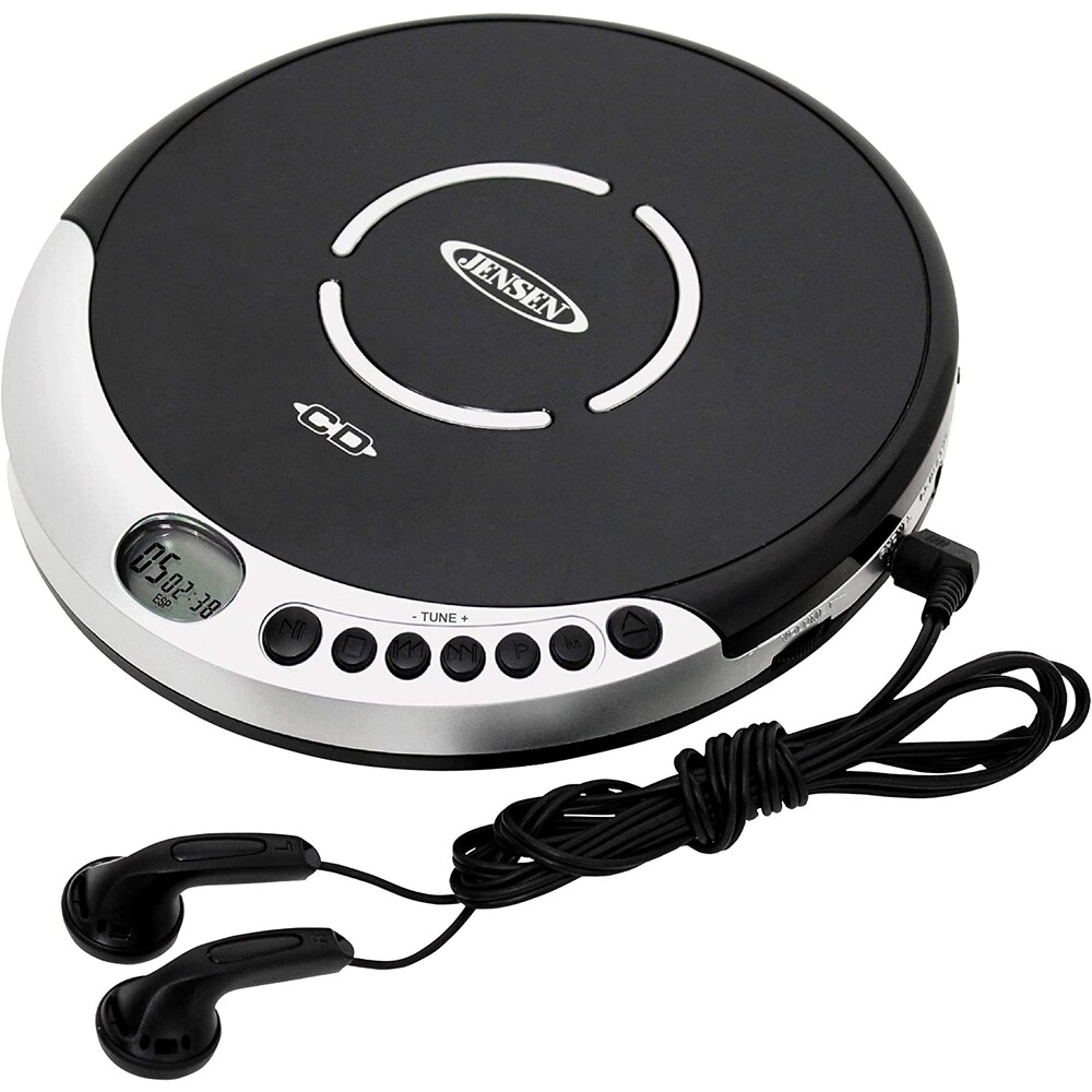JENSEN CD-60R PORTABLE CD PLAYER WITH BASS BOOST