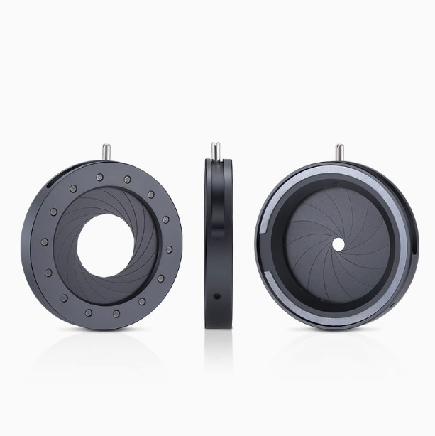 Adjustable 1.5-26mm Iris diaphragm Aperture Microscope Camera Lens
