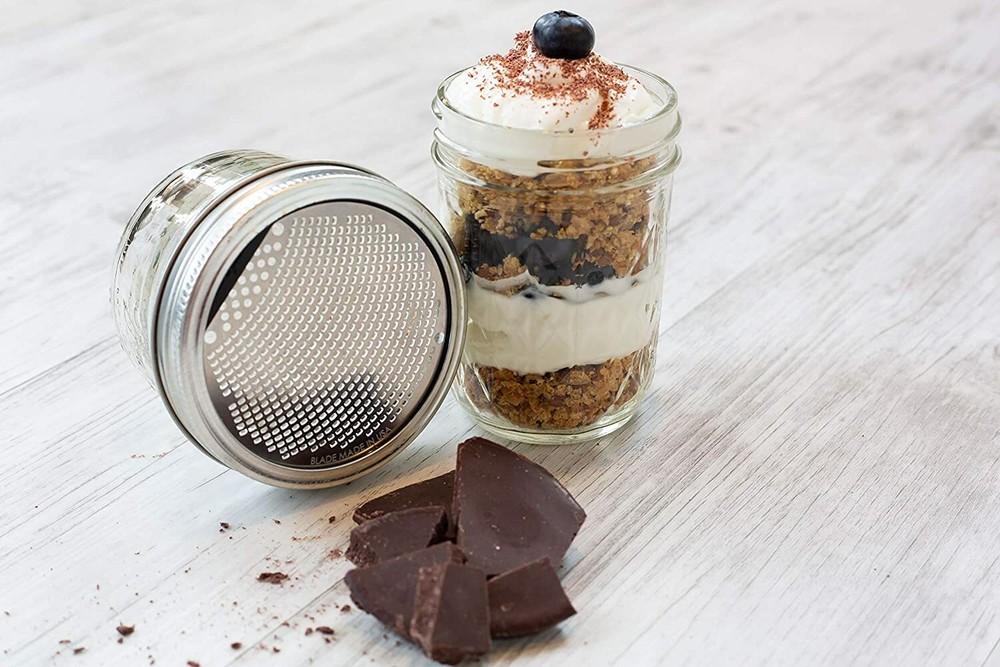 Microplane Mason Jar Lid Grater Set