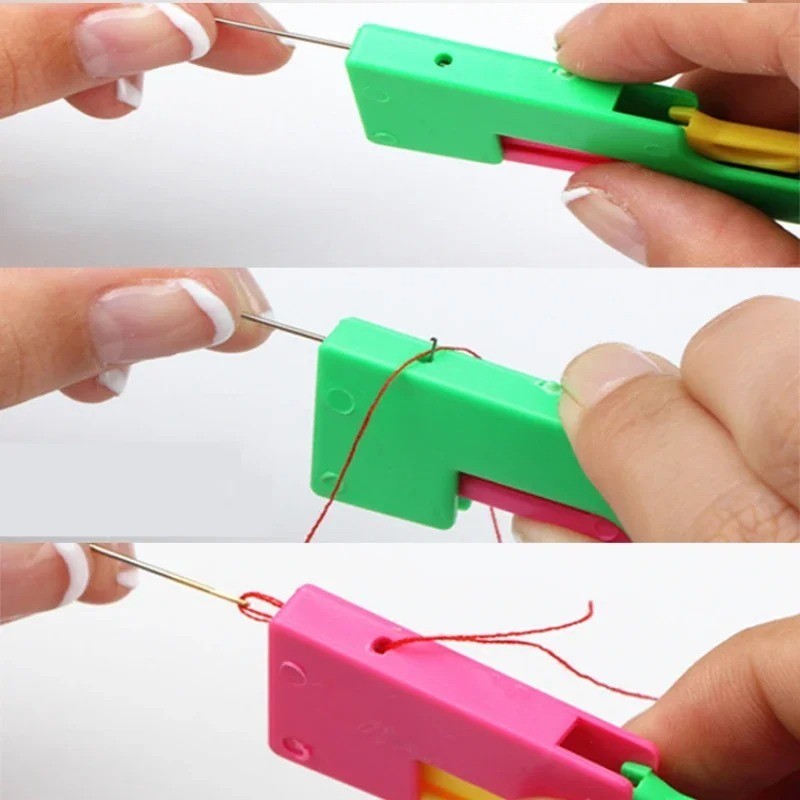 5 pcs Automatic Needle Threaders – Easy Thread Guide Tool for Elderly & Sewing