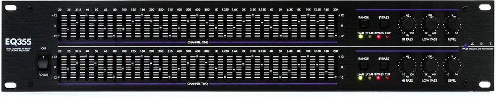 ART EQ-355 Dual 31-band Graphic Equalizer (2-pack) Bundle