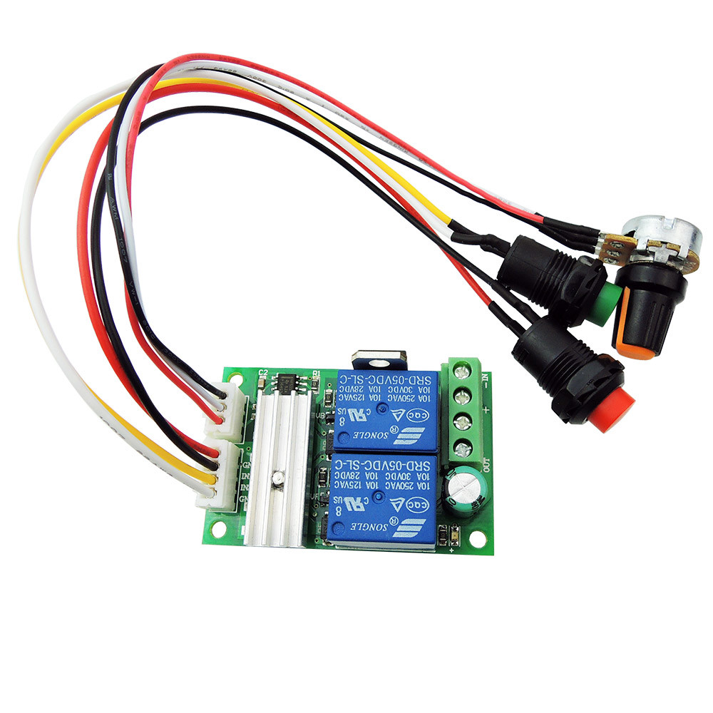 PWM DC 6V-24V Motor Speed Controller Regulator Reversible Forward Reverse Switch
