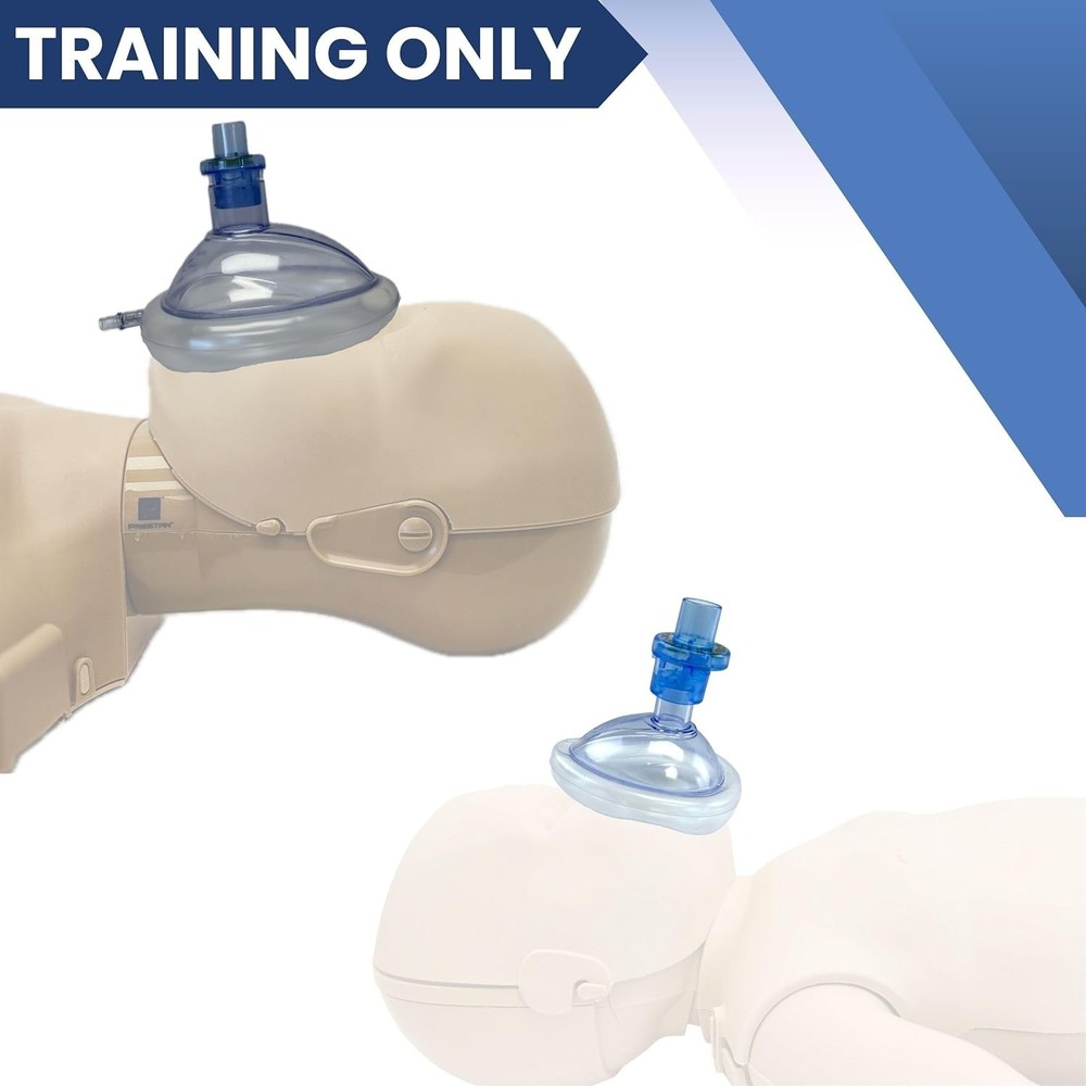 CPR Training Mask Combo Pack, 5 Adult & 5 Infant