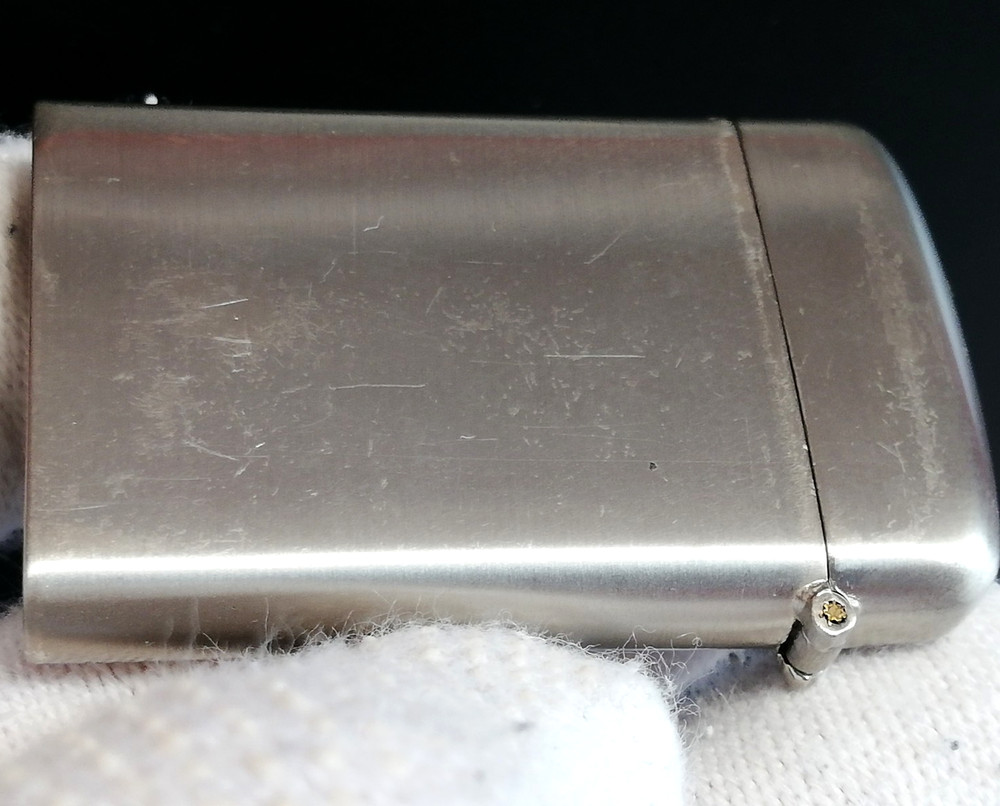 Lucky Strike Metal Match Case. Used