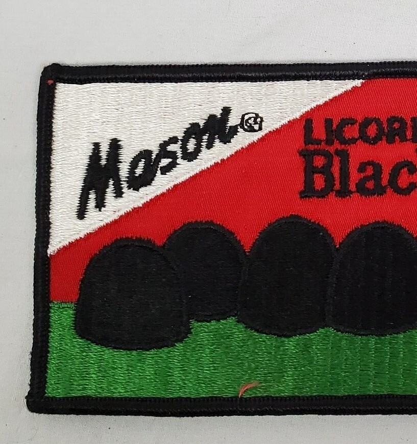 Mason: Licorice Black Crows - Rectangle Sew on Patch - NOS - 001