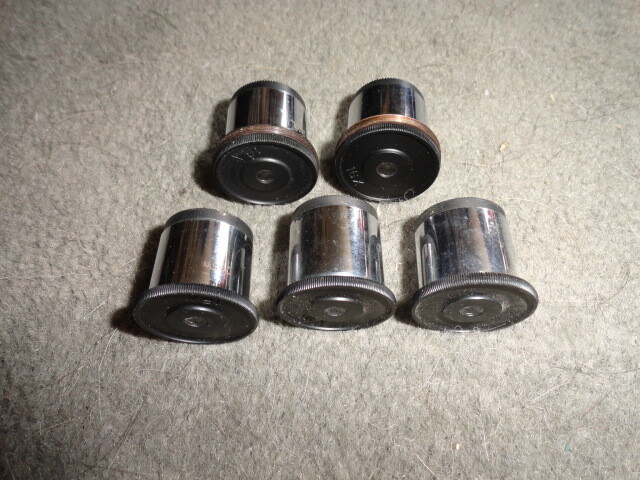 (5) 16X MICROSCOPE EYEPIECES (NEW, NEVER USED)