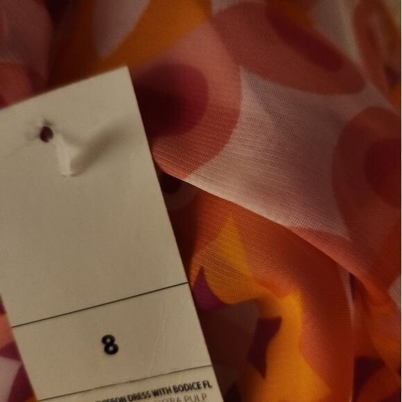 NWT George Bright Patterned Dress Sz 8