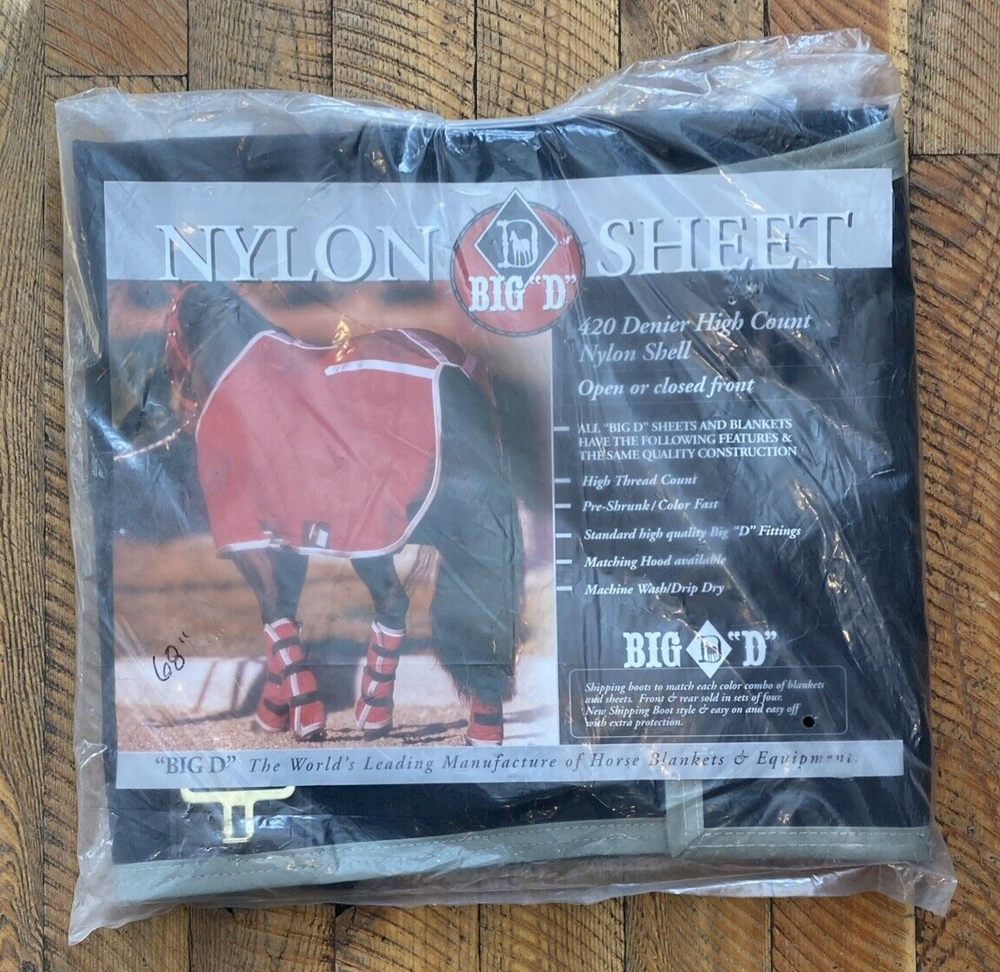 Big D Nylon Stable Sheet Size 68