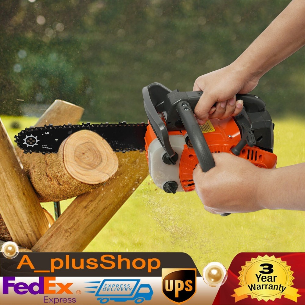 25.4cc 2-Stroke Petrol Powered Engine Chainsaw Top Handle Chainsaw Manual Start
