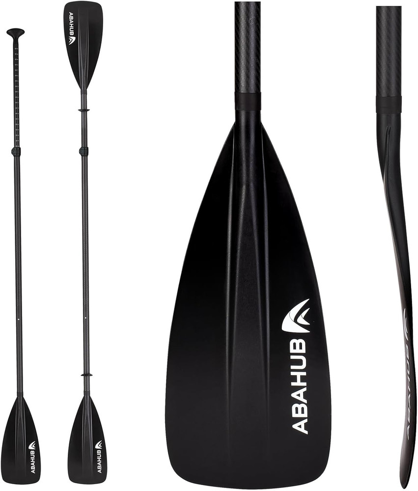 Adjustable 1x4 Carbon SUP Paddle - Lightweight Oar in Multiple Colors