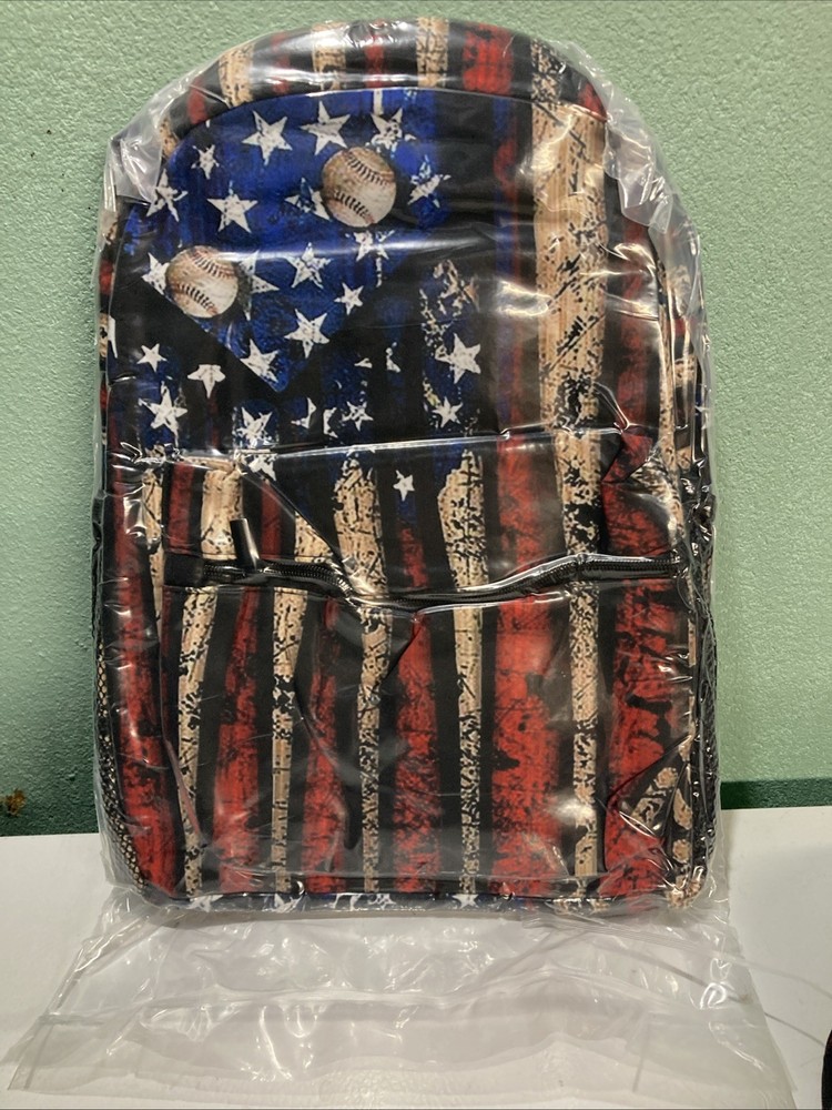 Backpack Flag/Baseball