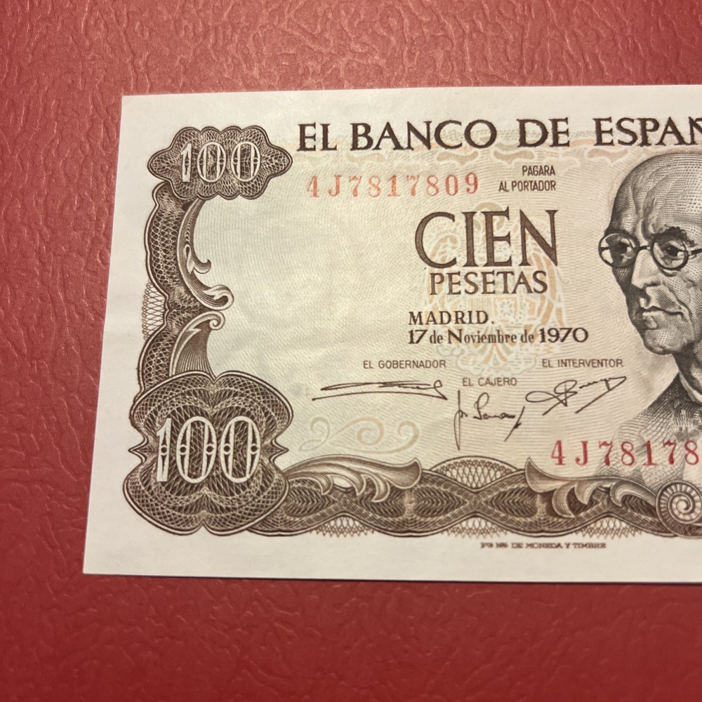 Spain- 100 Pesetas-1970