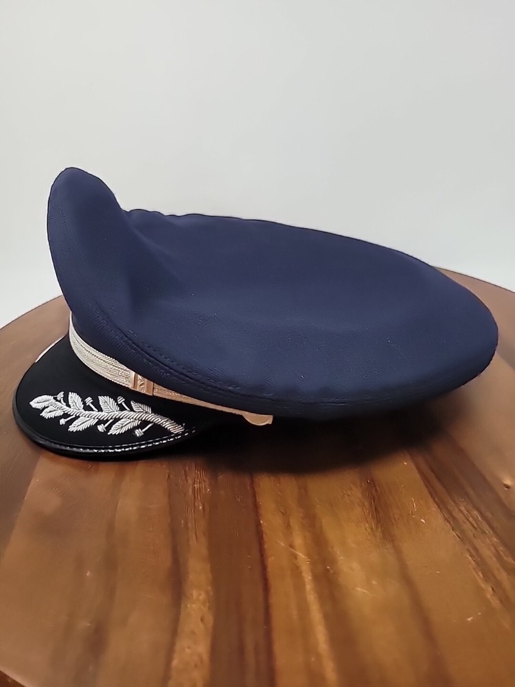Bancroft Military Cap 7.5 Blue Silver