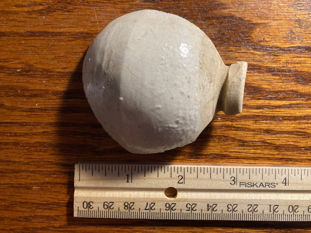 WWII Japanese Type 4 Ceramic "Last Ditch" Shell Fragment - Authentic