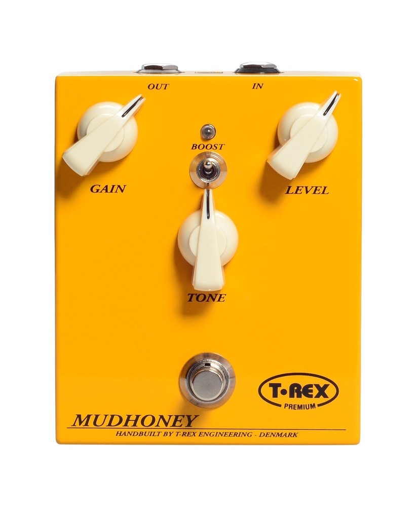 T-Rex Engineering MUDHONEY-CLASSIC Distortion Guitar Effects Pedal Hand Wired...