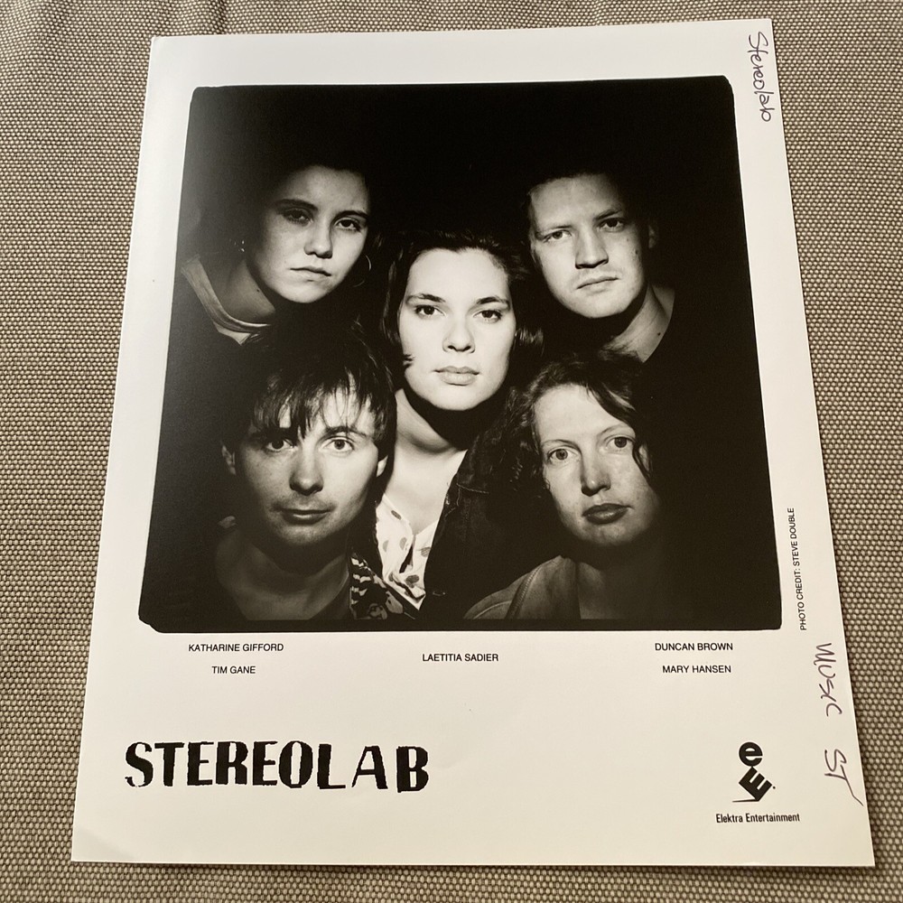 Stereolab Press Photo 8x10”. See Description.