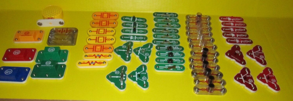 ELENCO Snap Circuits Replacement Part: COMPONENTS lot OF 53 PIECES