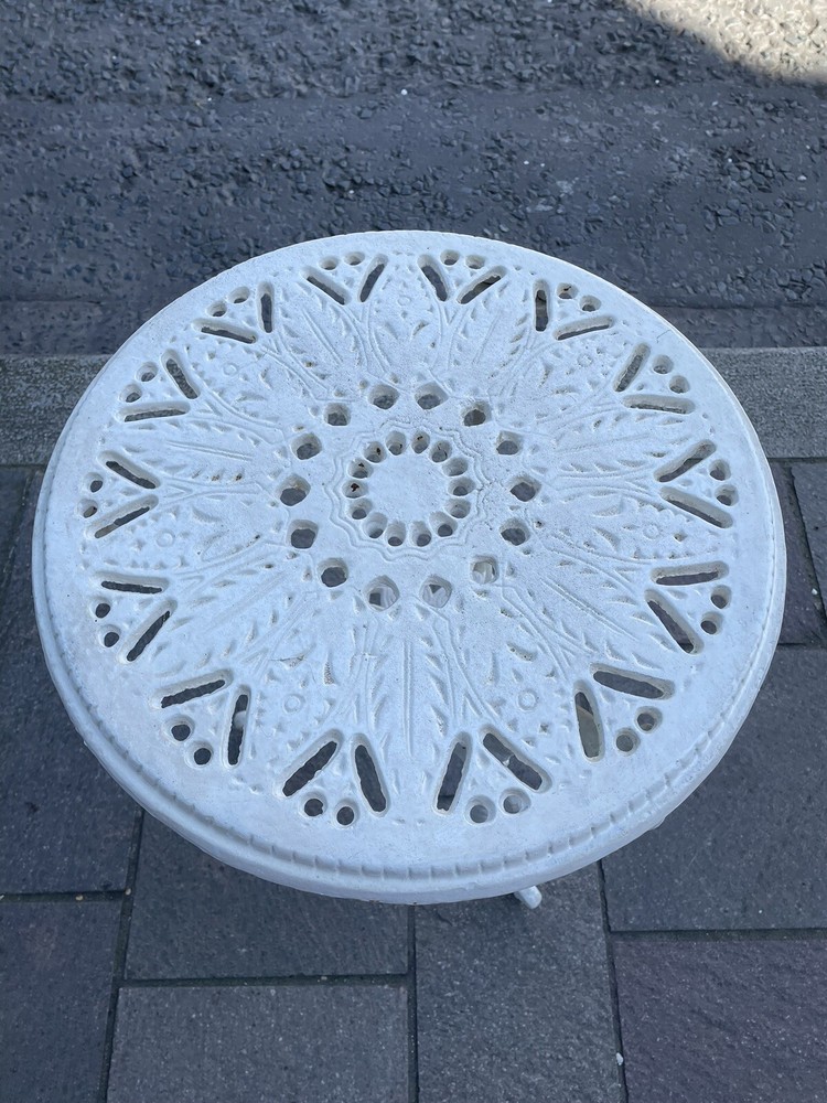 Victorian Style Cast Iron Tea Table