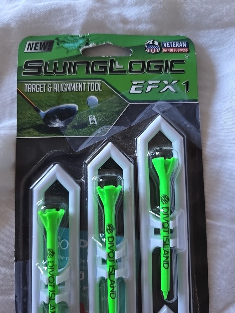 Golf Aiming Trainer Tee Swing Logic Efx-1 Target And Alignment Tool Unused