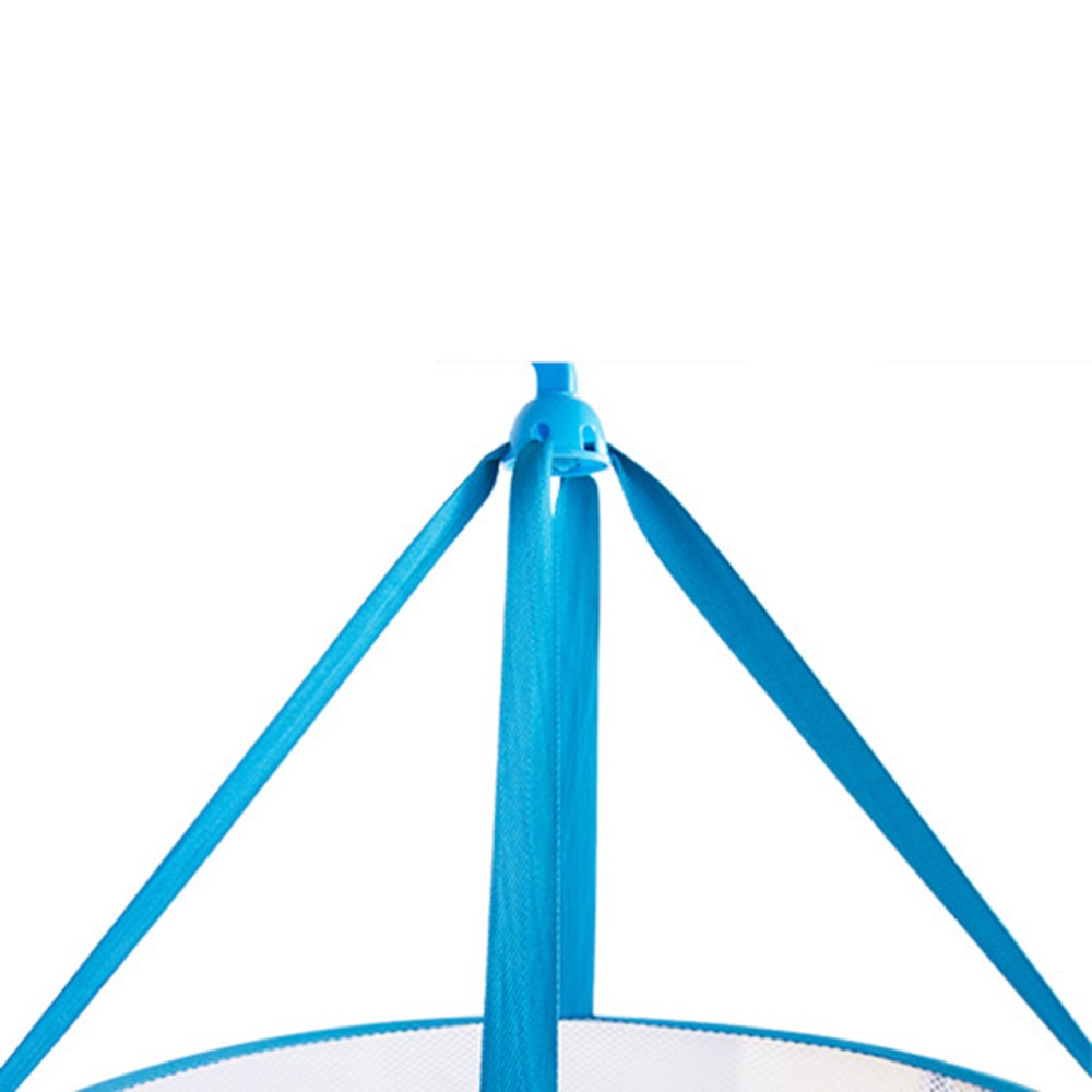 Laundry Basket Foldable Drying Racks Folding for Clothes with Net