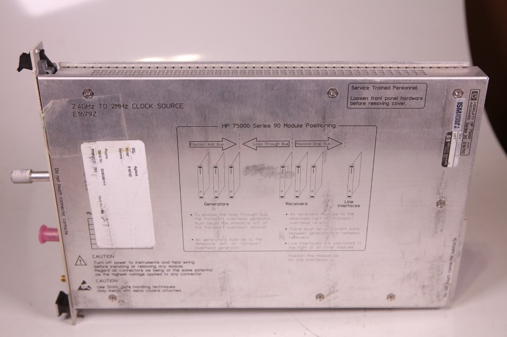 HP E1679Z 75000 Series C 660MHz Data Gen Analyzer Module