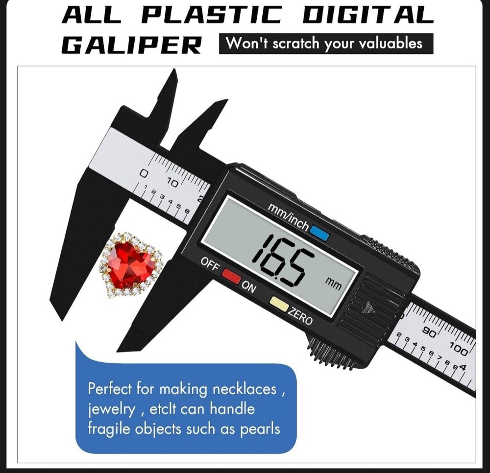 Electronic Digital Calipers, inch and Millimeter Conversion,LCD Screen...