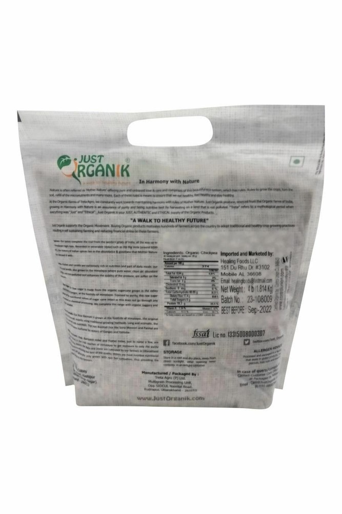 Organic Kabuli Chana