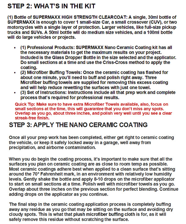 CERAMIC CAR COATING POLYSILAZANE "TRICURE TECHNOLOGY" ADVANCED PAINT "PROTECTION