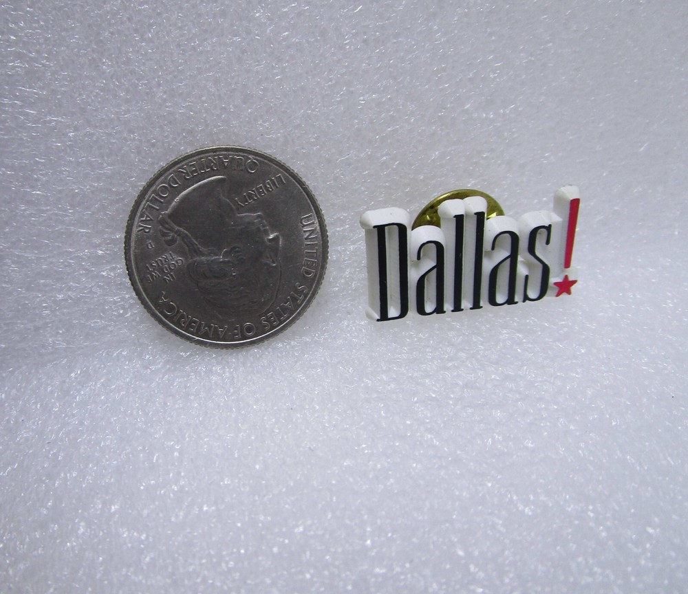 Dallas Texas Plastic Pin