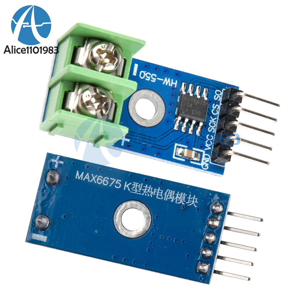 MAX6675 Thermocouple Temperature Sensor Module Type K SPI Interface For Arduino