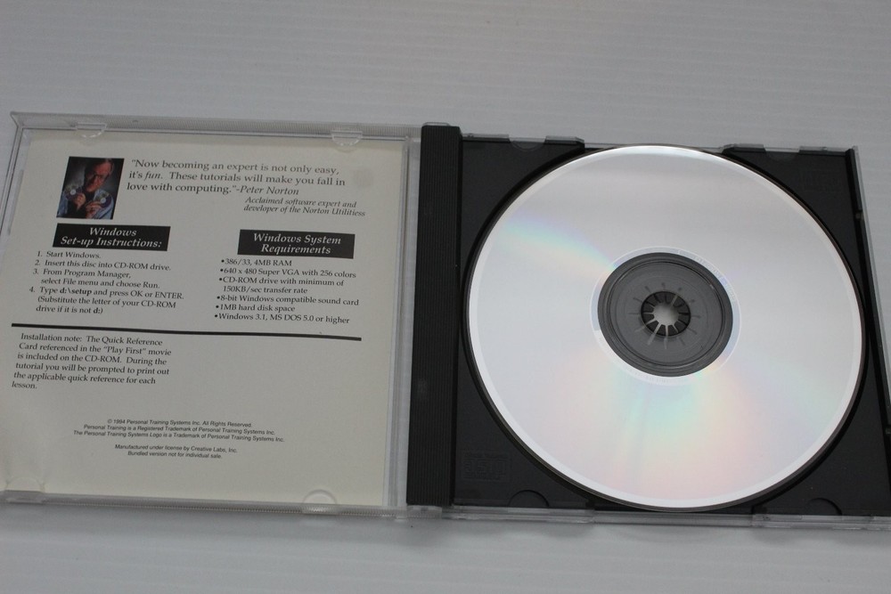 Peter Norton Presents Microsoft Office Professional Easy Software CD-ROM 1994