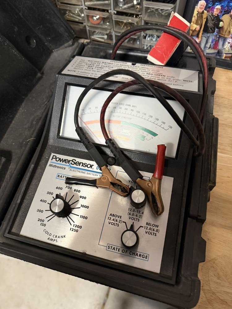 Midtronics Power Sensor OC612 Electronic Battery Tester W/ Case