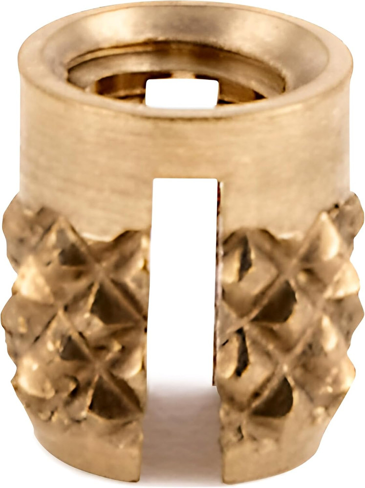 Threaded Insert for Plastic Flush Brass Thread Inserts 4-40 Pack of 50