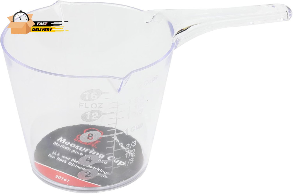 Select Plastic Measuring Cup, 2 Cup Capacity, Clear