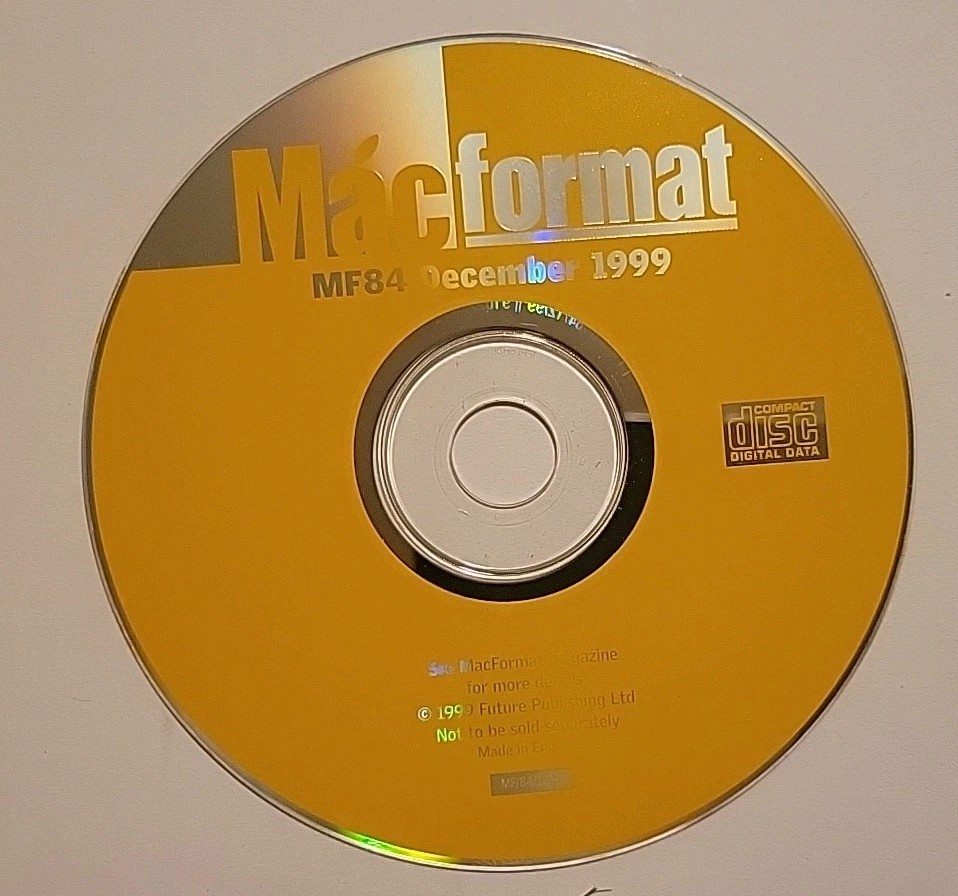 MacFormat CD Rom Edition MF84 - Loose Disc Replacement - Tested Works