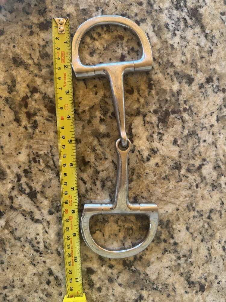 Stainless Steel D Ring Snaffle Bit