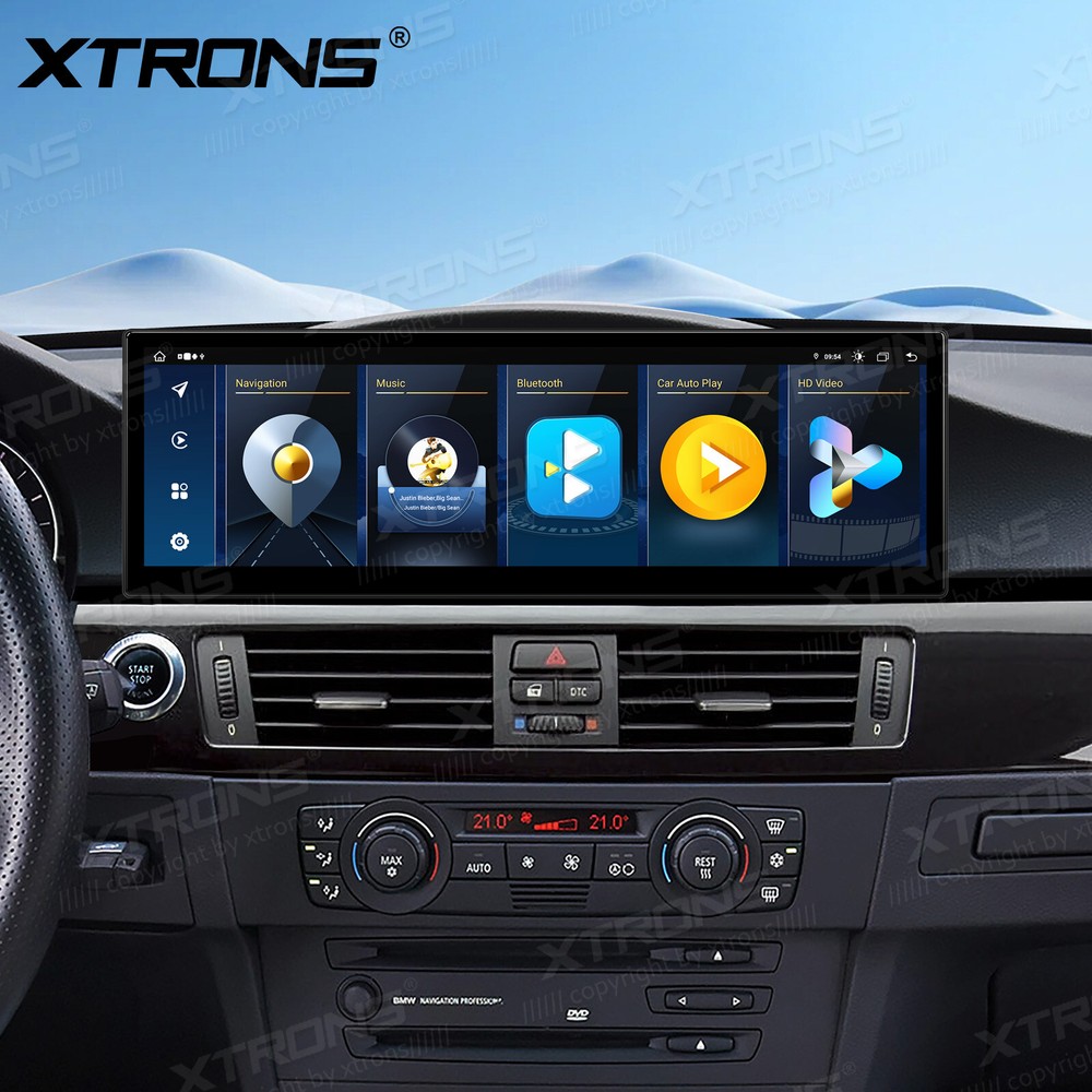 14.9" CarPlay 4G LTE Android Octa-Core Car GPS Stereo For BMW E90 E91 E92 CCC