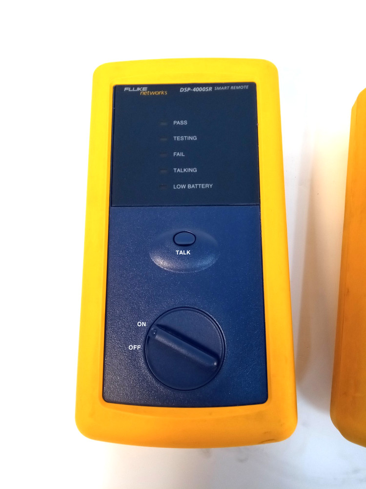 Fluke Networks DSP-4000 Cable Analyzer + DSP-4000SR Smart Remote