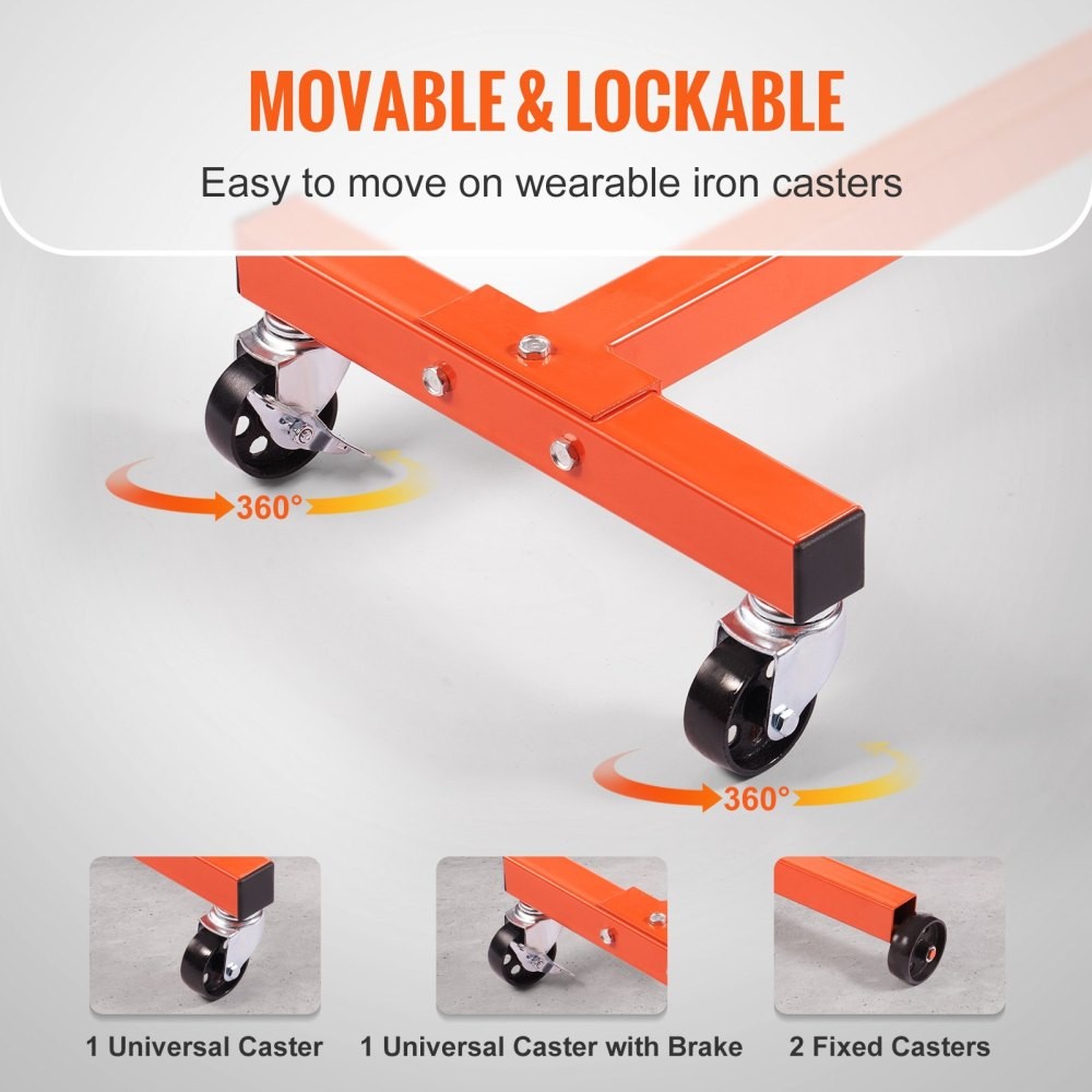 Engine Stand Rotating Engine Motor Stand w Degree Adjustable Head Adjustable Arm