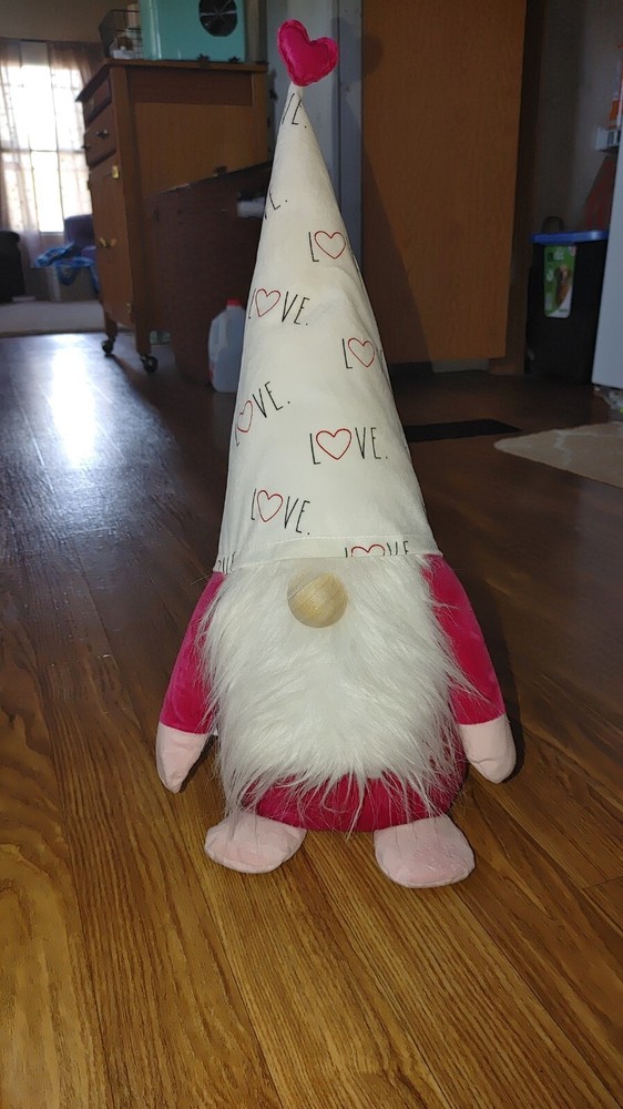 Rae Dunn Love Weighted Gnome 21”