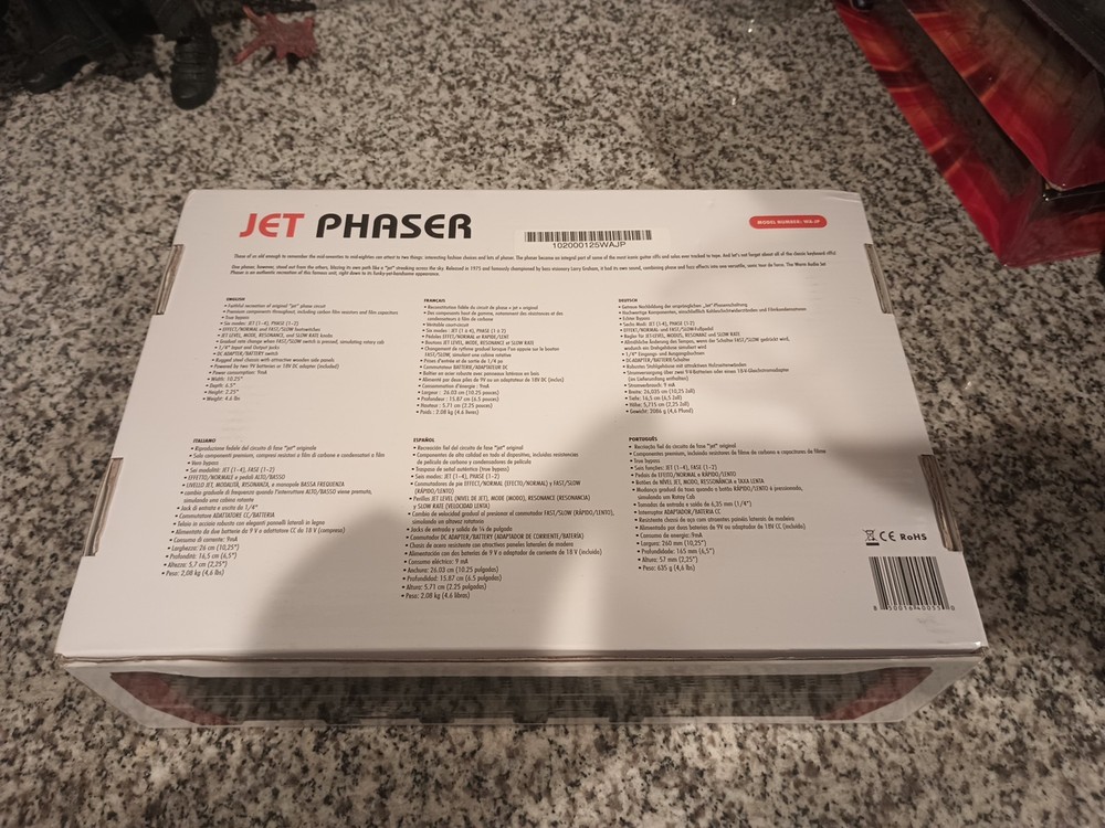 Jet Phaser WA-JP Guitar Effect Pedal