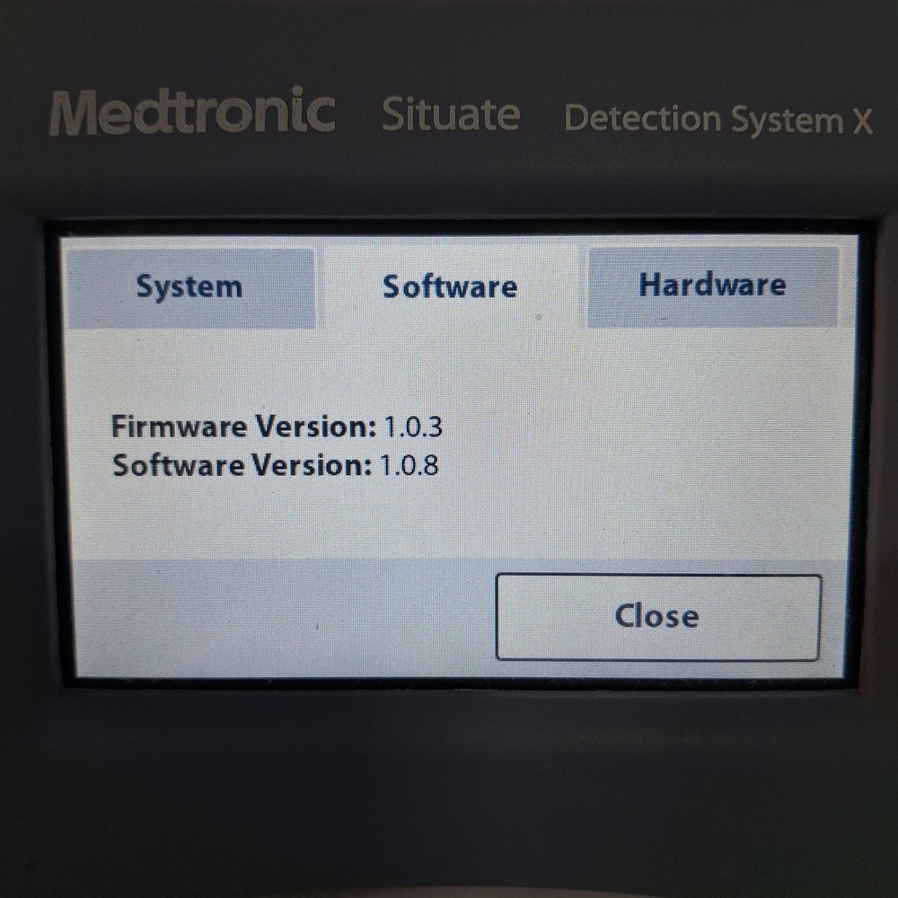 Medtronic 01-0043 Situate Detection System X