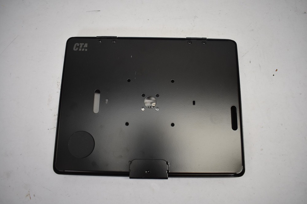 CTA Digital Tablet Locking Wall Mount Unit Enclosure Black Metal Device