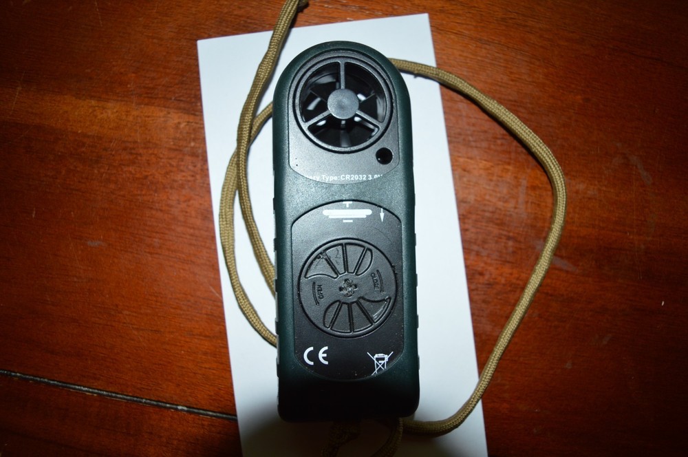 Caldwell Wind Wizard II Wind Meter with Multiple Wind Readings, LCD Backlight